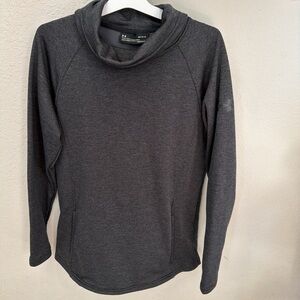 Under Armour Women's Gray Pullover Cowl Neck Size Large